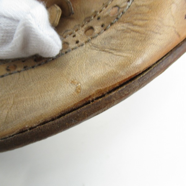 実際に弊社で買取させて頂いたOFFICINE CREATIVE/オフィチーネクリエイティブ ストレートチップ レザーシューズ/43の画像 7枚目