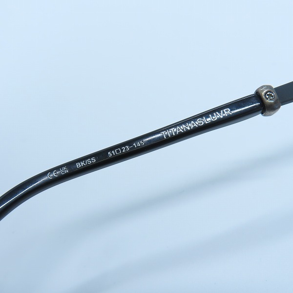 実際に弊社で買取させて頂いた【ワランティ付き】CHROME HEARTS/クロムハーツ TITANASLUVR  眼鏡フレーム/アイウェア ケース付きの画像 5枚目
