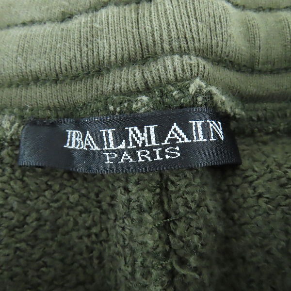 実際に弊社で買取させて頂いたBALMAIN/バルマン バイカースウェットパンツ J660B203/Mの画像 2枚目