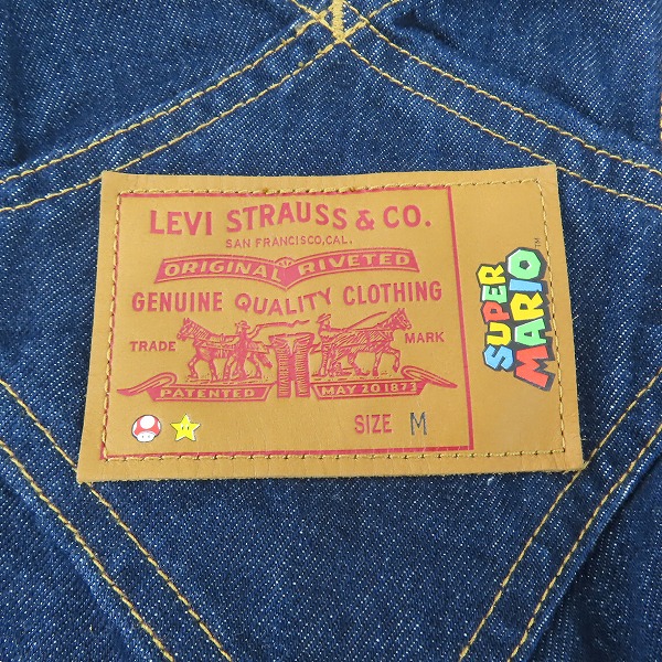 実際に弊社で買取させて頂いた【未使用】Levi's/リーバイス SUPER MARIO/スーパーマリオ OVERALL/オーバーオール/Mの画像 5枚目