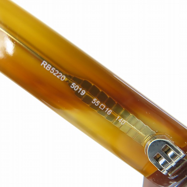 実際に弊社で買取させて頂いたRay-Ban/レイバン メガネフレーム/アイウェア RB5220 5019の画像 5枚目