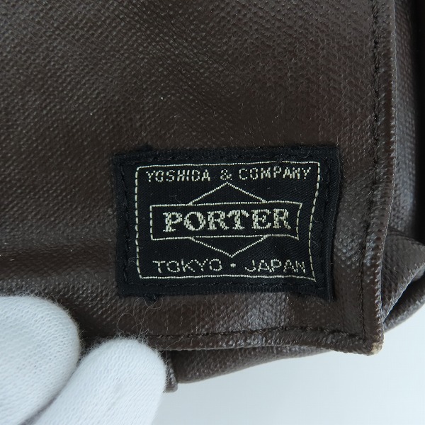 実際に弊社で買取させて頂いたPORTER/ポーター FREE STYLE/フリースタイル SHOULDER BAG/ショルダーバッグ ブラウン 707-08212の画像 3枚目