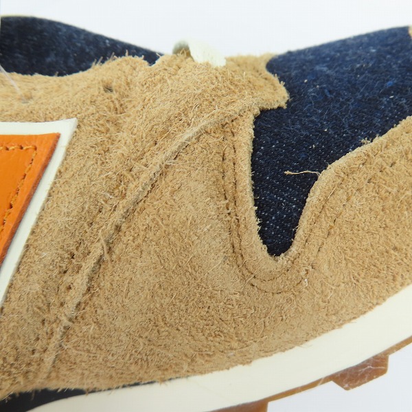 実際に弊社で買取させて頂いた【未使用】LEVI'S×New Balance/リーバイス×ニューバランス コーンデニム オレンジタブ 35周年 コラボスニーカー M1300LV/27.0の画像 6枚目
