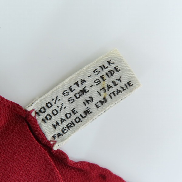 実際に弊社で買取させて頂いたCHANEL/シャネル ペイズリー柄 シルクスカーフ/ストールの画像 2枚目