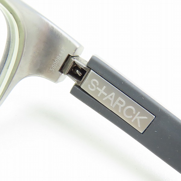 実際に弊社で買取させて頂いたalain mikli×STARCK EYES/アランミクリ×スタルクアイズ ALU-X 3 アルミ合金 メタル メガネフレーム/アイウェア P0303.05の画像 5枚目