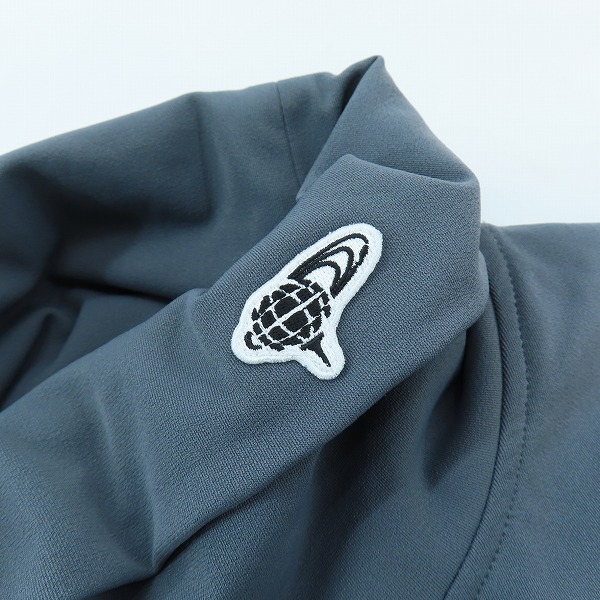 実際に弊社で買取させて頂いた【未使用】BEAMS GOLF ORANGE LABEL/ビームスゴルフ クラシックロゴタートルネックシャツ PURPLE 82-14-0038/Mの画像 5枚目