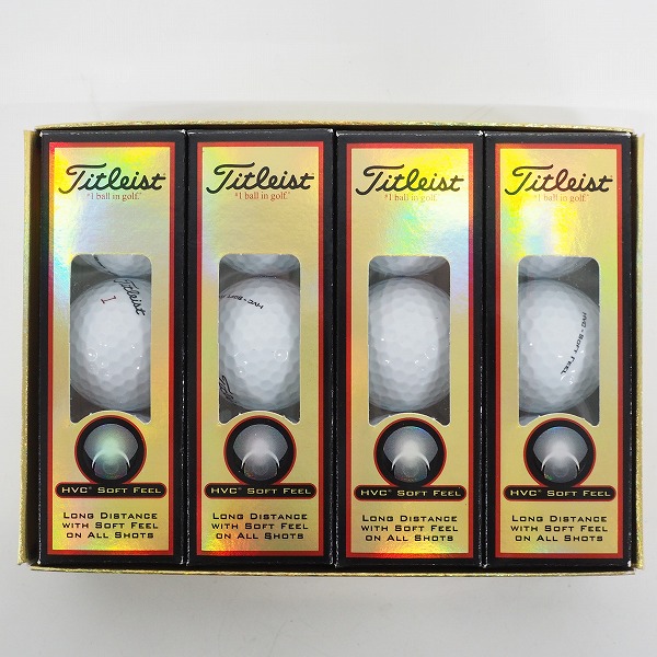 実際に弊社で買取させて頂いた【未使用】Titleist/タイトリスト HVC SOFT FEEL ゴルフボール ホワイト 1ダース