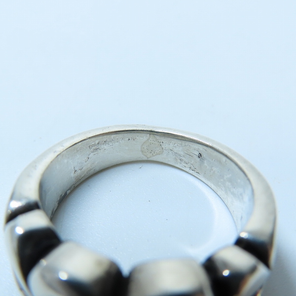 実際に弊社で買取させて頂いたLEATHERS AND TREASURES/レザーズ＆トレジャーズ Chevron Ring/シェブロンリング 18.5-19号の画像 7枚目