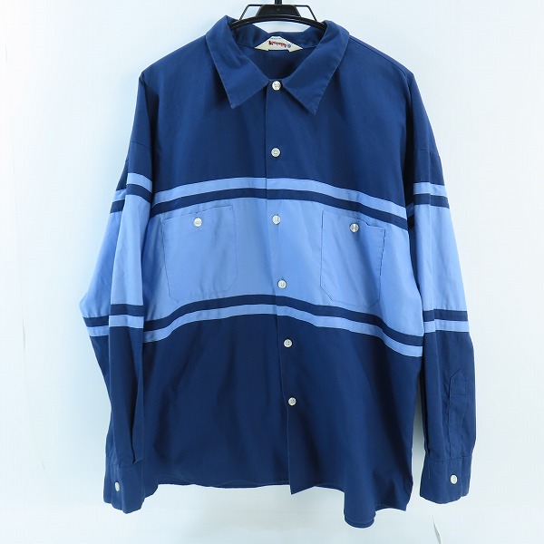 実際に弊社で買取させて頂いたTENDERLOIN/テンダーロイン 17AW T-WORK SHT U 切り替えワークシャツ/M