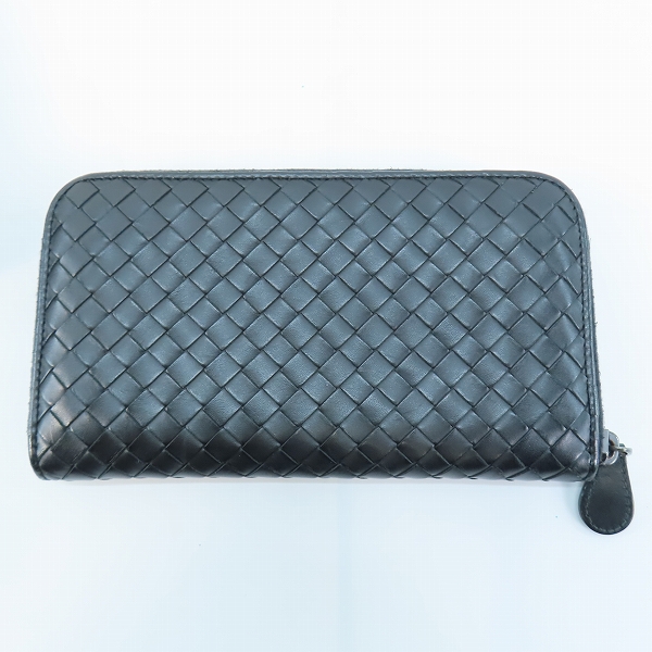 実際に弊社で買取させて頂いたBOTTEGA VENETA/ボッテガヴェネタ イントレチャート ラウンドファスナーウォレット/長財布 S01407032Vの画像 1枚目