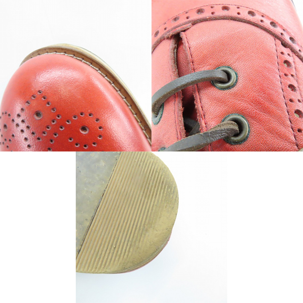 実際に弊社で買取させて頂いたglamb/グラム パンチドキャップトゥ/メダリオン レザーシューズ/1の画像 7枚目