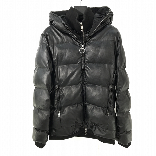 実際に弊社で買取させて頂いたBUFFALO BOBS/バッファローボブス LUCE SHORT-LEATHER TOUCH/ルーチェ ショート レザータッチ フードジャケット/1-2