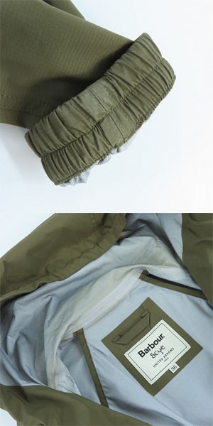 実際に弊社で買取させて頂いたBarbour×SCYE×UNITED ARROWS/バブアー 2way コート 2101107 36の画像 8枚目