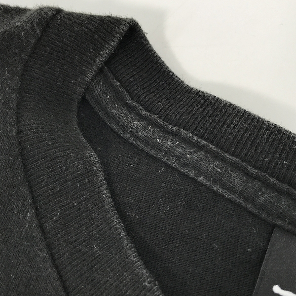 実際に弊社で買取させて頂いたSTUSSY×A BATHING APE/ステューシー 30周年記念 NFS限定 サルフェイス ストックロゴ Tシャツ Lの画像 6枚目