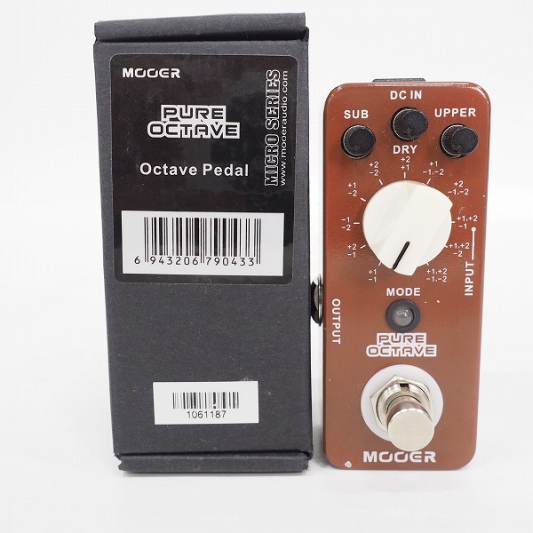 実際に弊社で買取させて頂いたMOOER/ムーア PURE OCTAVE/オクターバー ペダル エフェクター【動作確認済】