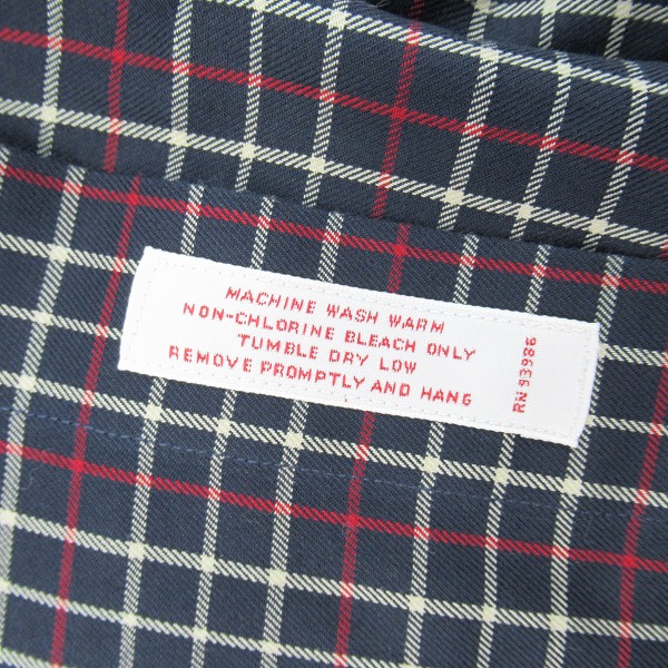 実際に弊社で買取させて頂いたBrooks brothers/ブルックスブラザーズ チェック柄 長袖シャツ/Mの画像 3枚目