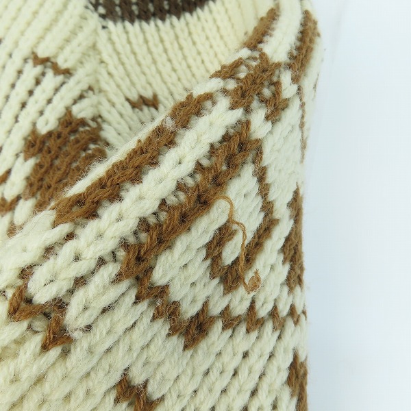 実際に弊社で買取させて頂いたPENDLETON/ペンドルトン ジップアップ カーディガンジャケット/カウチンジャケット/Mの画像 5枚目