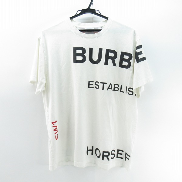 実際に弊社で買取させて頂いた【JPタグ】BURBERRY/バーバリー 21SS ホースフェリープリント クルーネックTシャツ 8017103/S