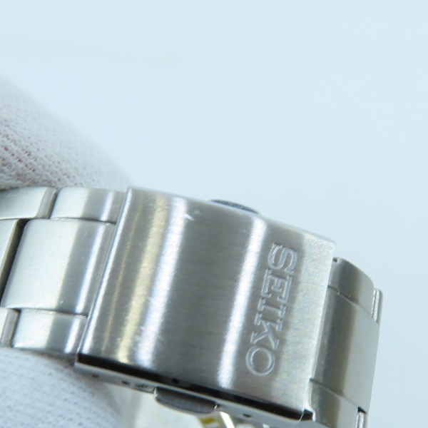 実際に弊社で買取させて頂いたSEIKO/セイコー スピリット クロノグラフ クオーツ腕時計 8T67-00C0 ブルー文字盤 シルバーの画像 7枚目