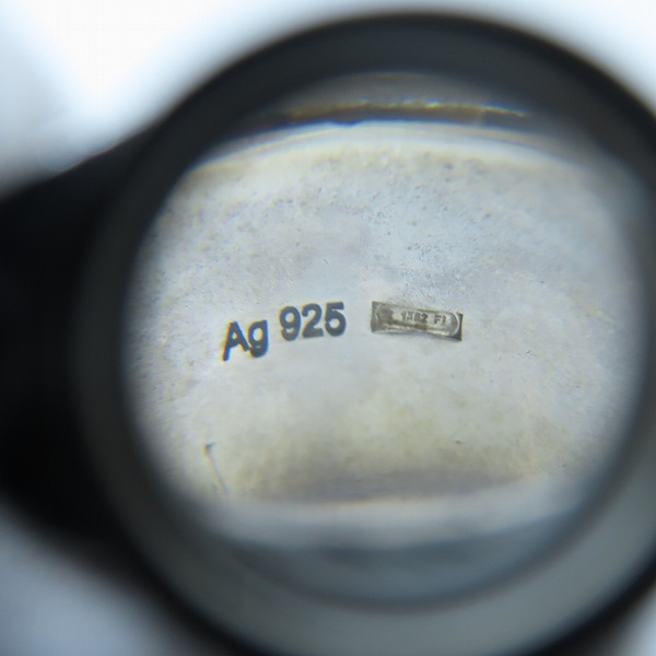 実際に弊社で買取させて頂いたGUCCI/グッチ GARDEN/ガーデン リング/指輪w/ストーン アラベスクパターン Ag925/17.5号の画像 6枚目