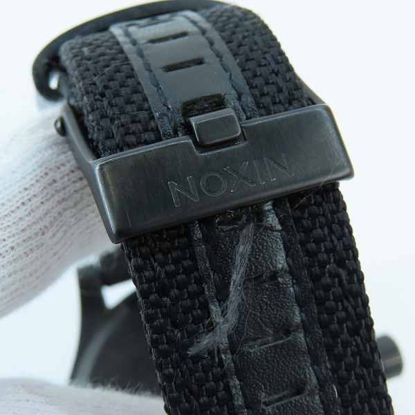 実際に弊社で買取させて頂いたNIXON/ニクソン 腕時計/ウォッチ THE 51-30 ALL BLACK【動作未確認】の画像 4枚目