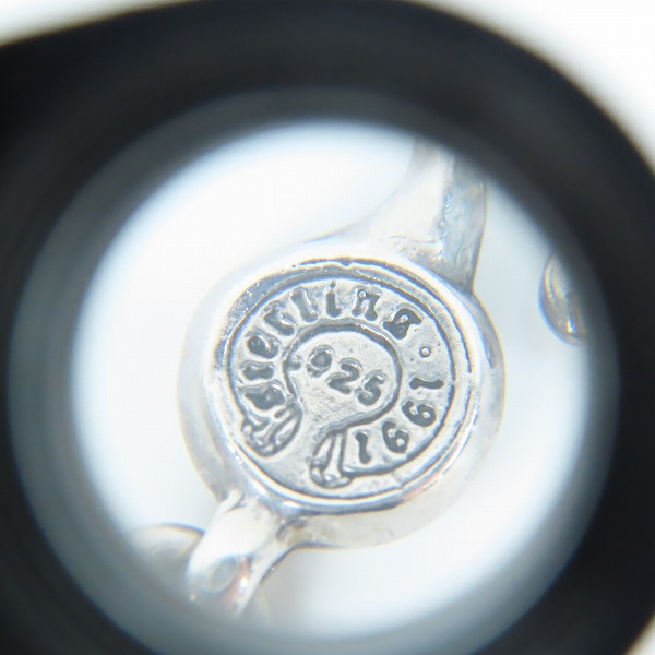 実際に弊社で買取させて頂いたCHROME HEARTS/クロムハーツ #1 クロスボール ブレスレット 12リンクの画像 7枚目