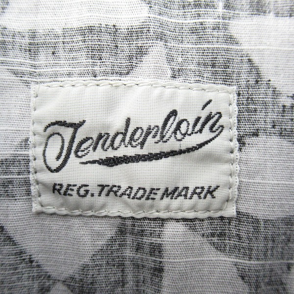 実際に弊社で買取させて頂いたTENDERLOIN/テンダーロイン 19SS T-SLUB トライアングル柄コットンスラブシャツ/Mの画像 2枚目