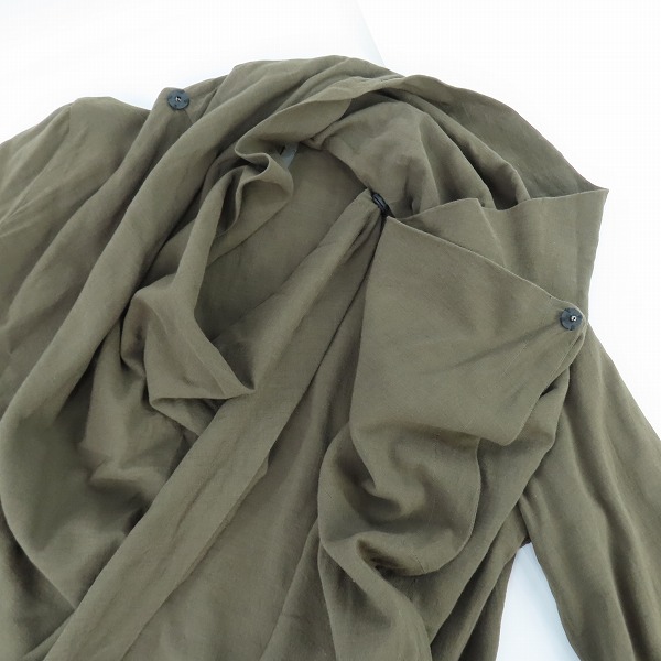 実際に弊社で買取させて頂いたKAZUYUKI KUMAGAI ATTACHMENT/カズユキクガマイ アタッチメント ラップ カーディガン/1の画像 5枚目