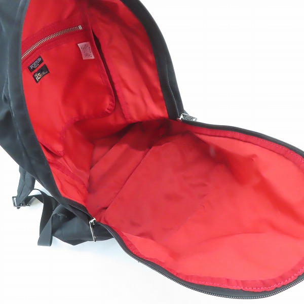 実際に弊社で買取させて頂いたPORTER×ILS共同企画/ポーター L-fine/エルファイン リュックサック/デイパック ブラックの画像 3枚目