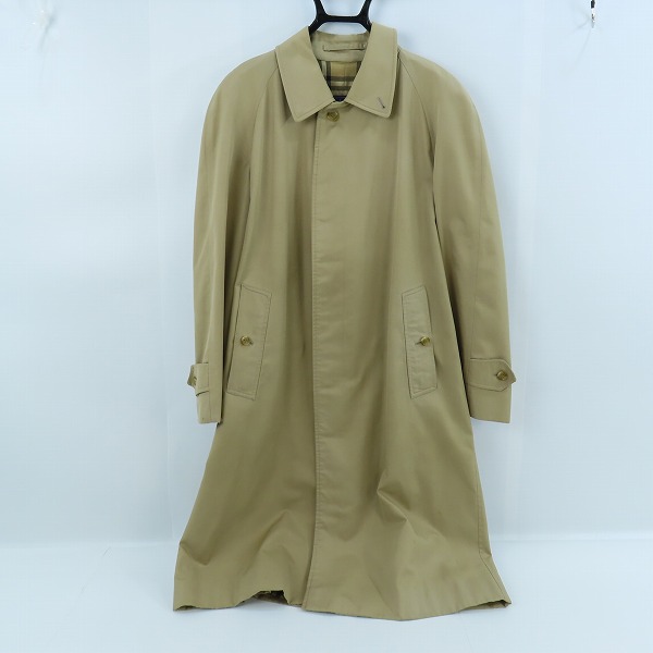 実際に弊社で買取させて頂いた【難有り】Burberrys/バーバリーズ 裏地ノバチェック ステンカラーコート 