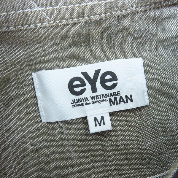 実際に弊社で買取させて頂いたeYe JUNYA WATANABE MAN/アイジュンヤ ワタナベマン AD2016 チェック 半袖シャツ WS-B903/Mの画像 2枚目