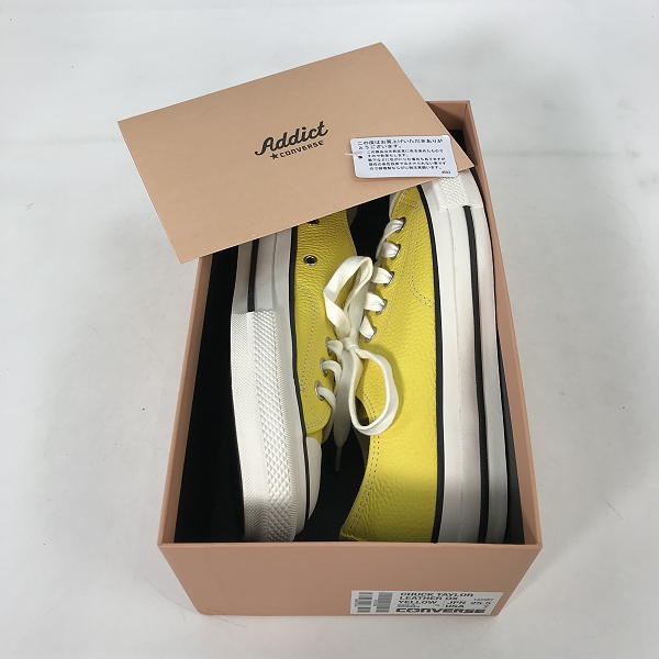 実際に弊社で買取させて頂いたCONVERSE/コンバース ADDICT/アディクト CHUCK TAYLOR LEATHER OX 1AD987/25.5の画像 7枚目