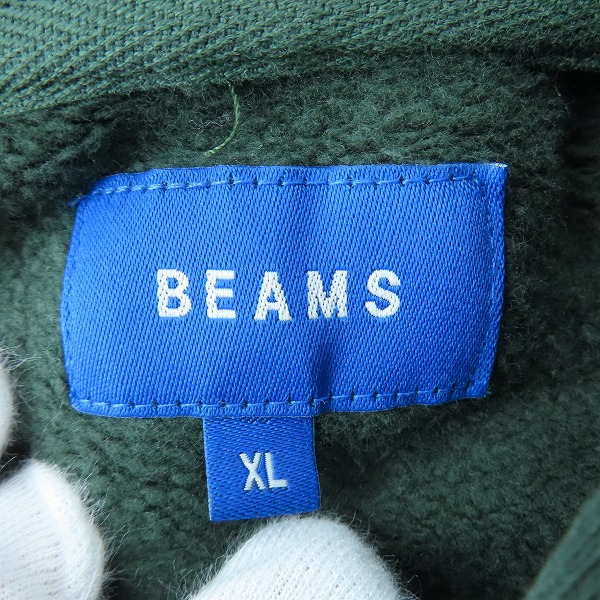 実際に弊社で買取させて頂いたBEAMS/ビームス フーディパーカー 11-13-4332-146/XLの画像 2枚目