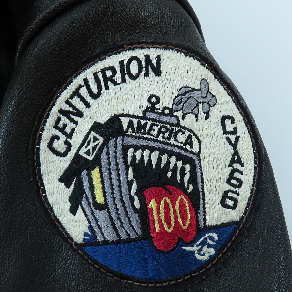 実際に弊社で買取させて頂いたBUZZ RICKSON'S/バズリクソンズ G-1 ゴートスキン レザーフライトジャケット BR80096/BR80114/38の画像 2枚目