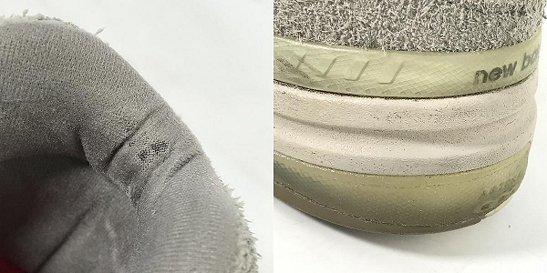 実際に弊社で買取させて頂いたNEW BALANCE×LEVIS/ニューバランス×リーバイス GREY DENIM スニーカー M992LV /27.5Dの画像 6枚目