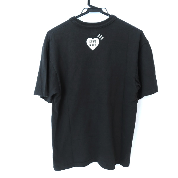 実際に弊社で買取させて頂いたHUMAN MADE×KAWS/ヒューマンメイド×カウズ Graphic T-Shirt Tシャツ/Mの画像 1枚目