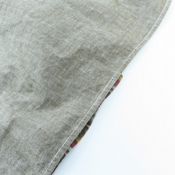 実際に弊社で買取させて頂いたeYe JUNYA WATANABE MAN/アイジュンヤ ワタナベマン AD2016 チェック 半袖シャツ WS-B903/Mの画像 4枚目