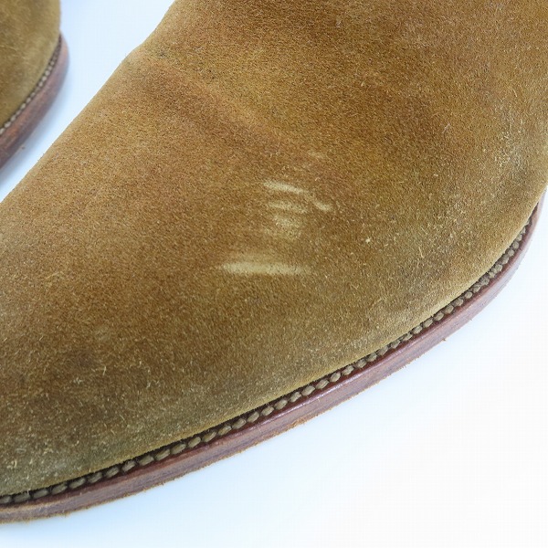 実際に弊社で買取させて頂いたSAINT LAURENT PARIS/サンローラン WYATT CHELSEA BOOT/サイドゴア チェルシーブーツ スウェードレザー 443213/41の画像 8枚目