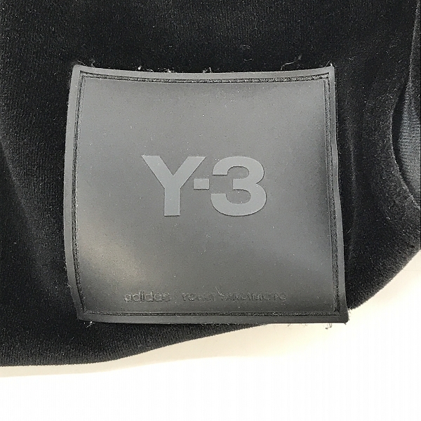 実際に弊社で買取させて頂いたY-3/ワイスリー yohji Yamamoto/ヨウジヤマモト SQUARE VELVET SPACER FULL-ZIP HOODIE HB3341/Sの画像 6枚目