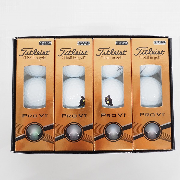 実際に弊社で買取させて頂いた【未使用/オウンネーム】Titleist/タイトリスト PRO V1 ゴルフボール ホワイト 1ダース
