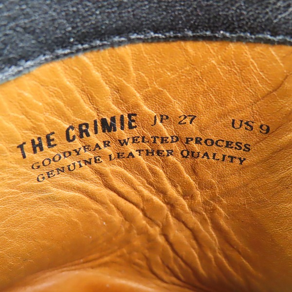 実際に弊社で買取させて頂いたTHE CRIMIE/クライミー レースアップブーツ/27の画像 5枚目