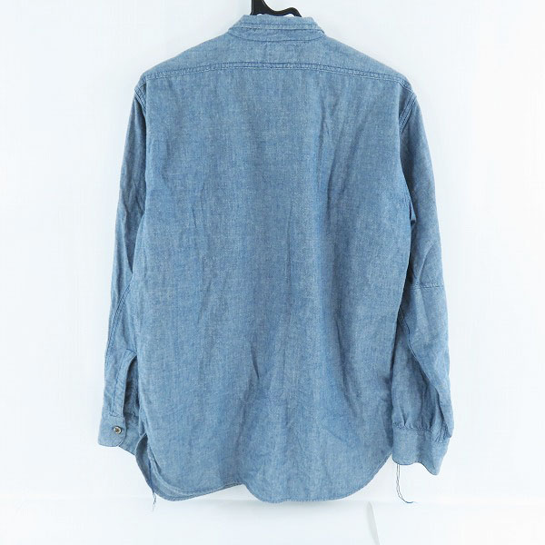 実際に弊社で買取させて頂いたSUGAR CANE×Mister Freedom/シュガーケン×ミスターフリーダム シャンブレー 長袖シャツ /Lの画像 1枚目