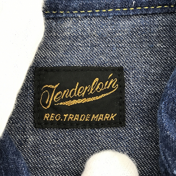 実際に弊社で買取させて頂いたTENDERLOIN/テンダーロイン 長袖デニムシャツ ウェスタンシャツ/Sの画像 2枚目