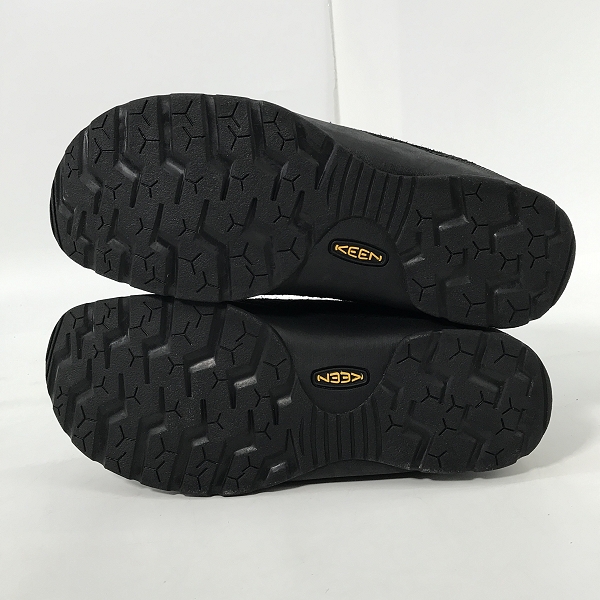実際に弊社で買取させて頂いたKEEN/キーン Men's JASPER  HAIRY BLACKxBLACK ジャスパー ハイキングシューズ1026592 27.0の画像 2枚目