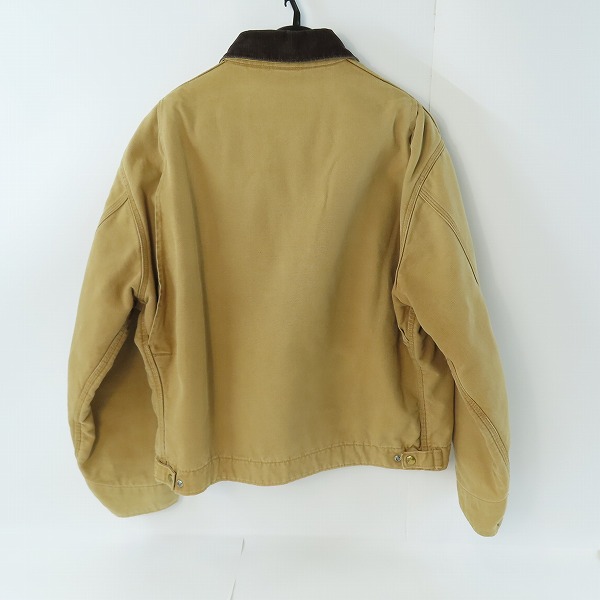 実際に弊社で買取させて頂いたCarhartt/カーハート 90s ダック地 裏地ブランケット デトロイトジャケットの画像 1枚目