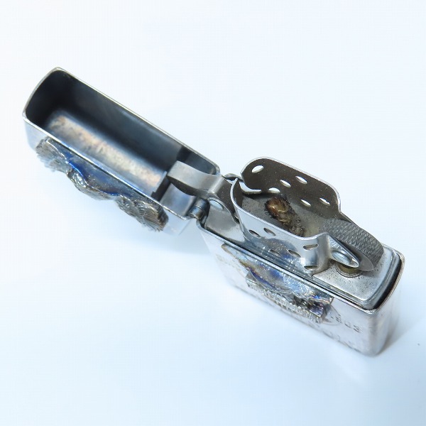 実際に弊社で買取させて頂いたZIPPO/ジッポー HARLEY-DAVIDSON ハーレーダビッドソン  デスクトップホルダー 1996年製の画像 5枚目