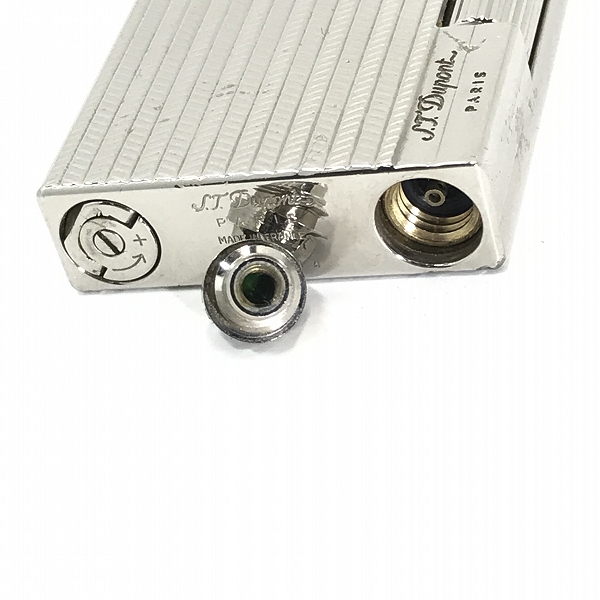 実際に弊社で買取させて頂いたS.T.DuPont/デュポン ヘリンボーン柄 ガスライターの画像 2枚目