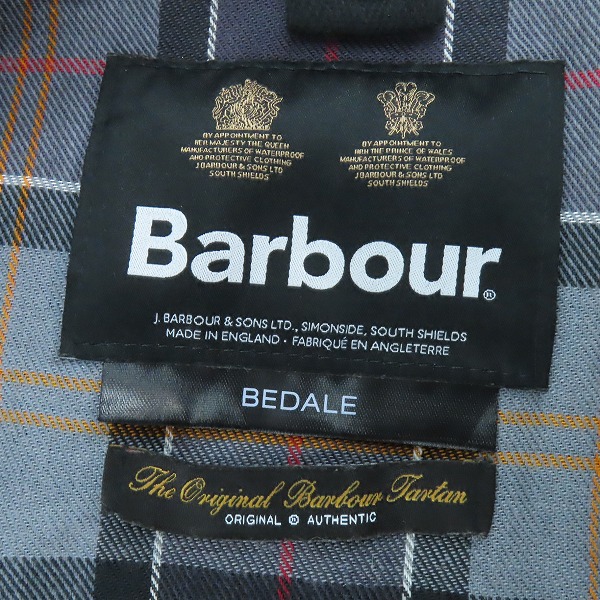 実際に弊社で買取させて頂いたBarbour/バブアー CLASSIC BEDALE WAX JACKET 222MWX0018/44の画像 2枚目