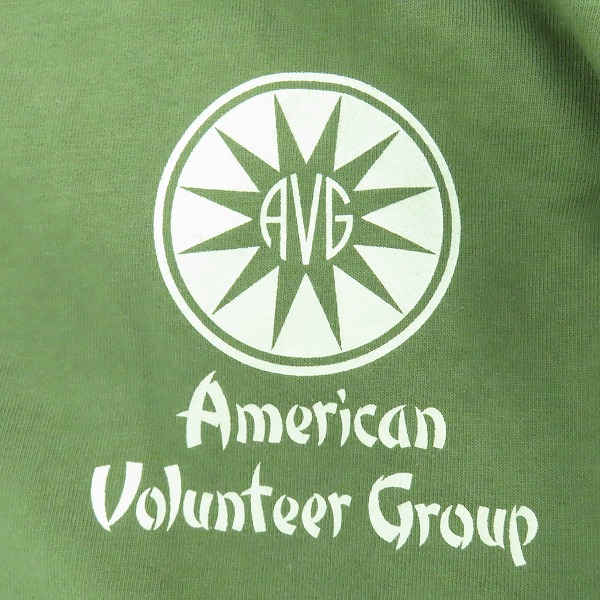 実際に弊社で買取させて頂いたBUZZ RICKSON'S/バズリクソンズ 14th AIR FORCE/ フライングタイガース 長袖Tシャツ/XXLの画像 3枚目