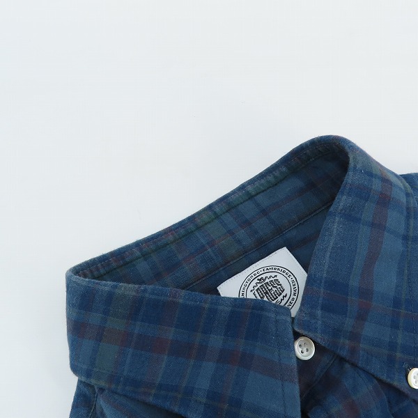 実際に弊社で買取させて頂いたTAKAHIROMIYASHITA TheSoloIst×J.PRESS/タカヒロミヤシタ ザ ソロイスト×ジェイプレス 長袖シャツ ブルー sjs.0001/Mの画像 5枚目